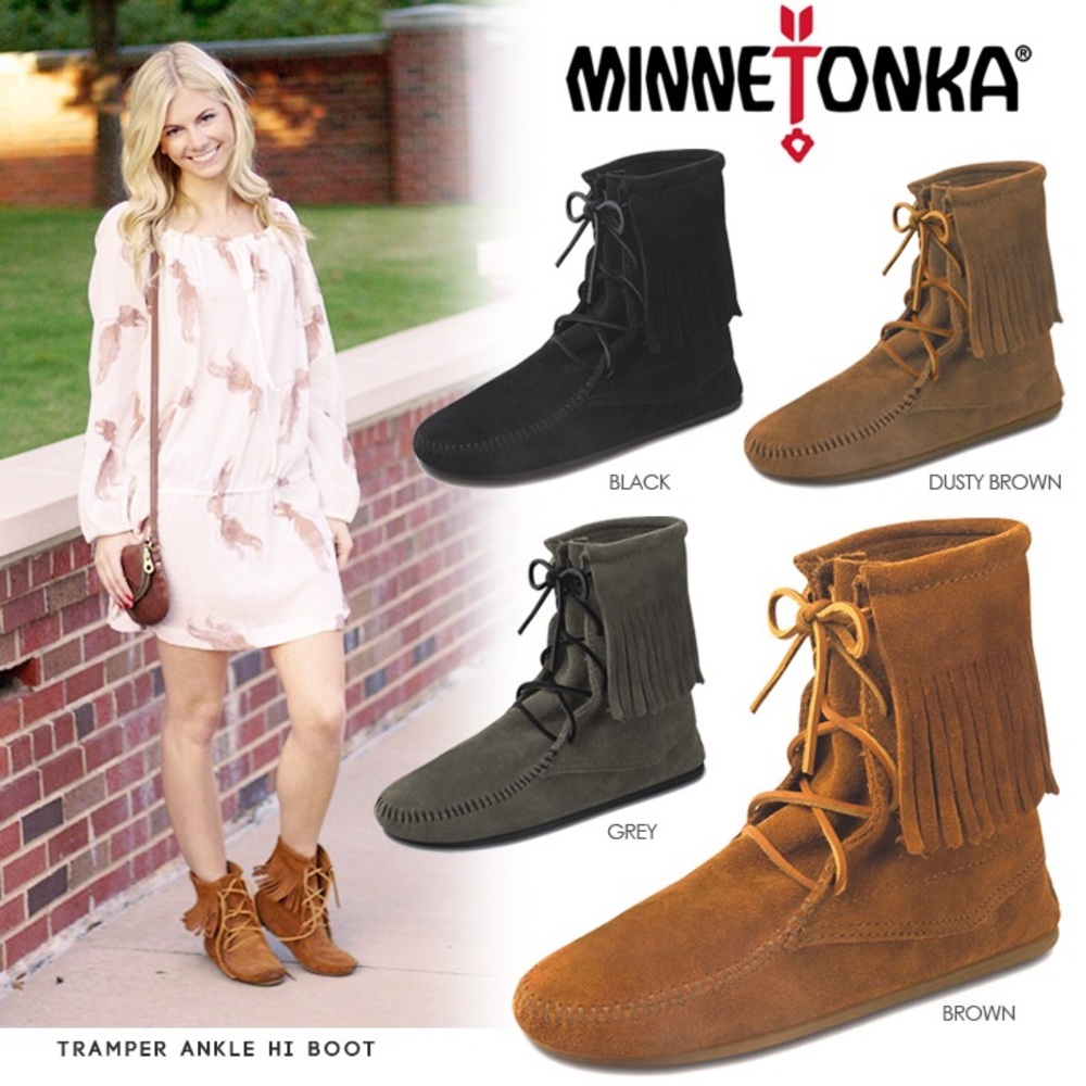 Minnetonka Fringe Booties